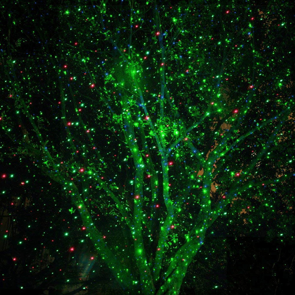 Festive Garden Projector | LED Outdoor Lights with Multiple Patterns | Weather-Resistant Design for Stunning Holiday Displays 2