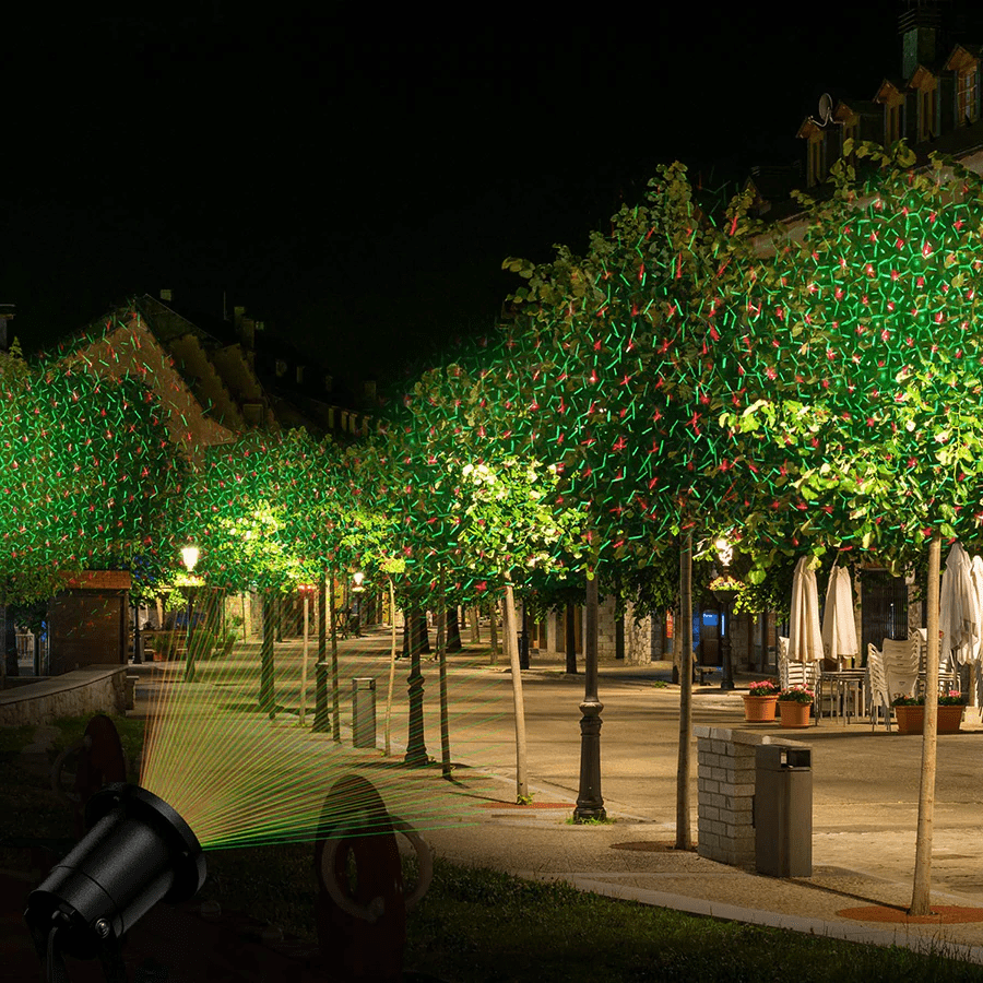 Festive Garden Projector | LED Outdoor Lights with Multiple Patterns | Weather-Resistant Design for Stunning Holiday Displays 3