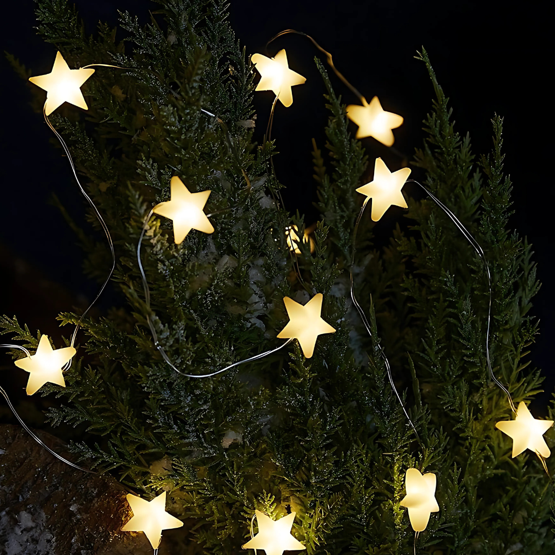Festive Glow | Outdoor Fairy Lights with Timer Function | 50 LED Twinkle Lights for Magical Ambience 1