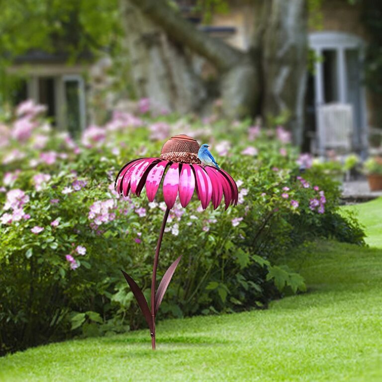 Garden Delight | Bird Feeder with Flower Design & Weather-Resistant Finish | Ideal Feeding Station for Attracting Small Birds 1