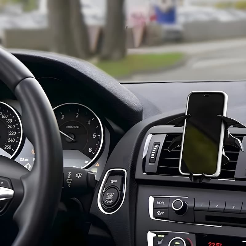 Gravity-Lock | Car Phone Holder with 360° Rotation & Non-Slip Grip | Universal Cell Phone Holder for Safe Driving 1