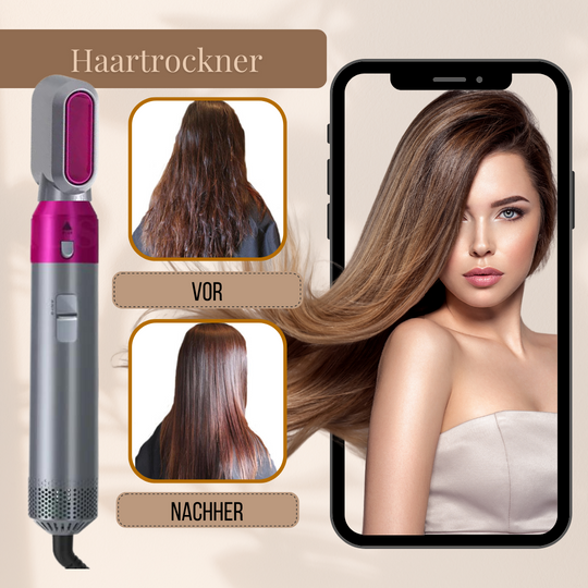 HairFlexx | Multifunctional Hair Styler with Airflow Technology | 5 Attachments for Effortless Styling 2