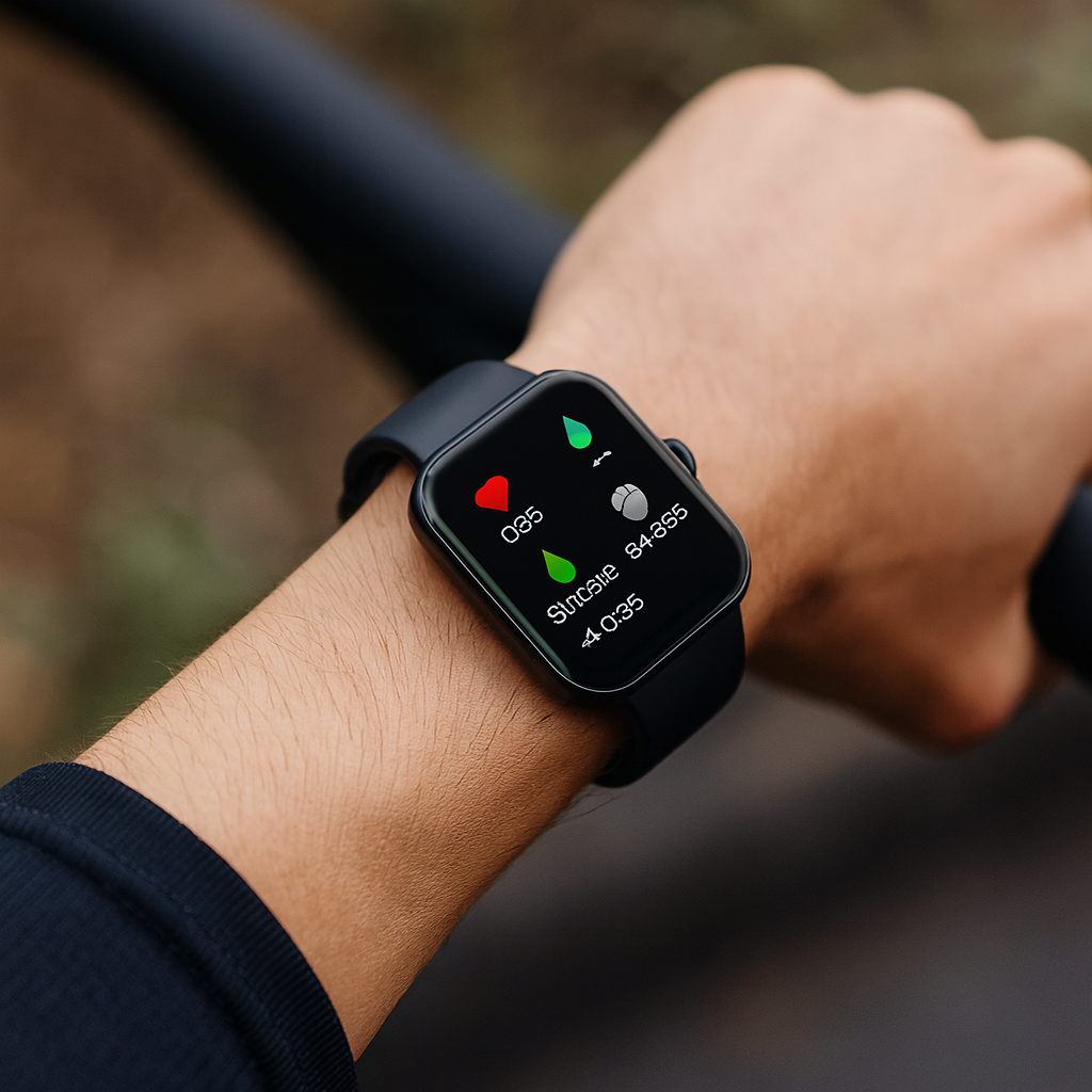 HealthTrack | Smartwatch with Non-Invasive Glucose Monitoring | Real-Time Health Insights for Daily Wellness 0