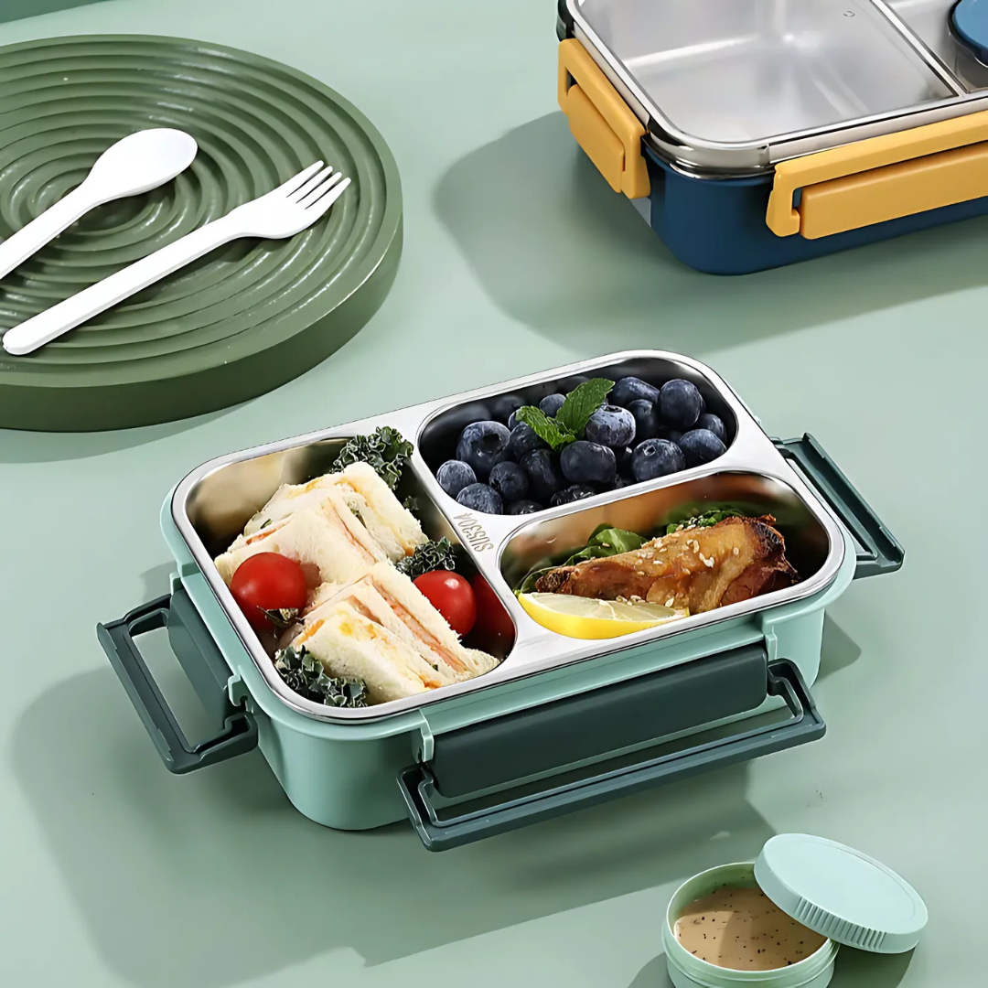 Insulated Food Container | Stainless Steel Food Storage with Leakproof Lid | Portable Meal Storage for Hot & Cold Food 1