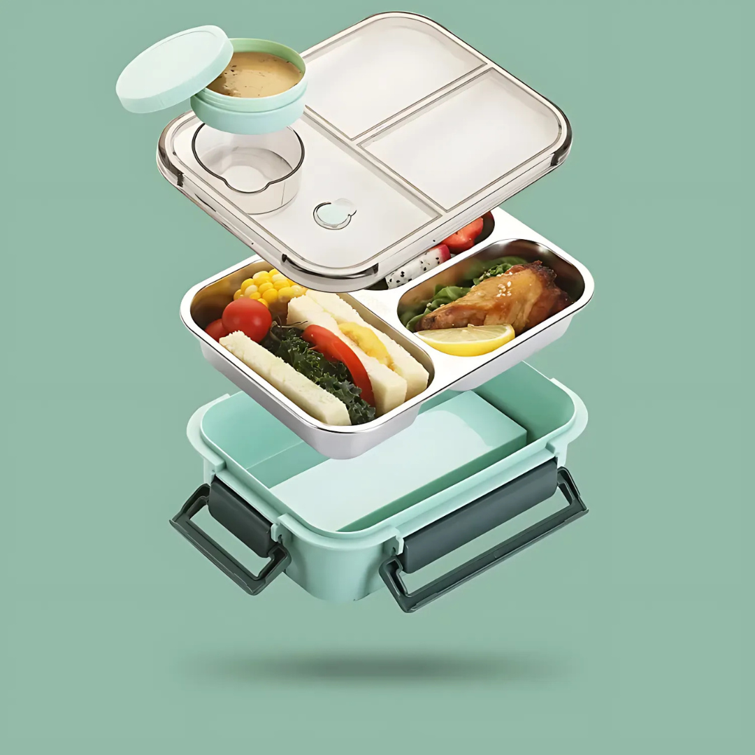 Insulated Food Container | Stainless Steel Food Storage with Leakproof Lid | Portable Meal Storage for Hot & Cold Food 2
