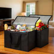 Insulated Food Delivery Bag | Thermal Bag for Food Delivery with Durable Oxford Cloth & Aluminum Lining for Optimal Temperature Control 0