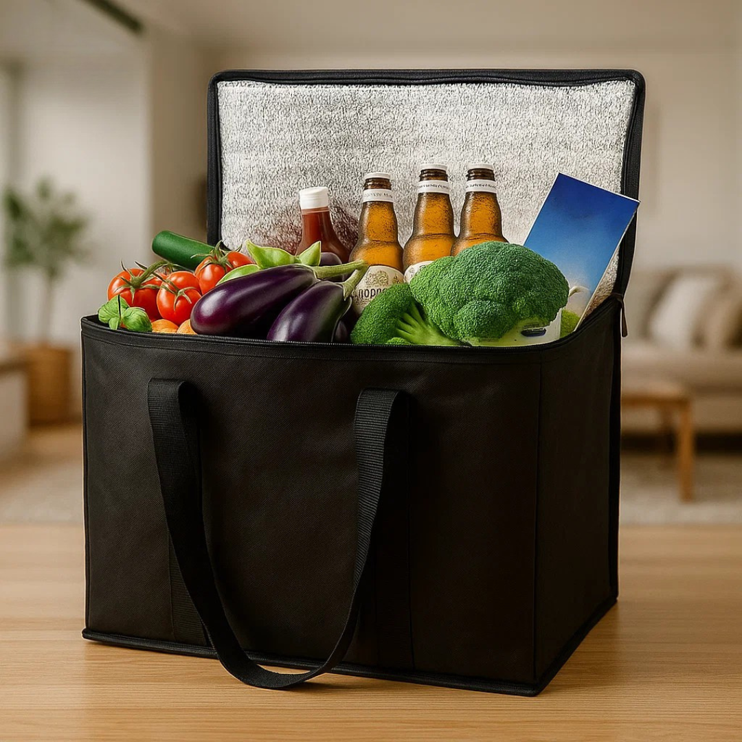 Insulated Food Delivery Bag | Thermal Bag for Food Delivery with Durable Oxford Cloth & Aluminum Lining for Optimal Temperature Control 1