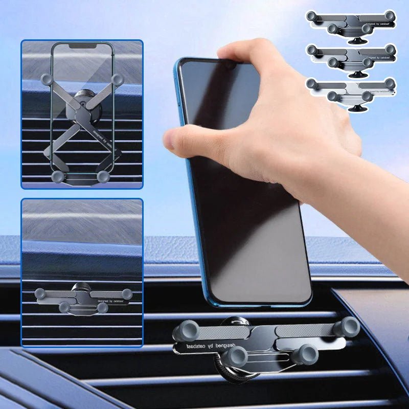 Invisible Air Vent Mount | Car Phone Holder with 360° Rotation | Hands-Free Navigation for Safe Driving 6