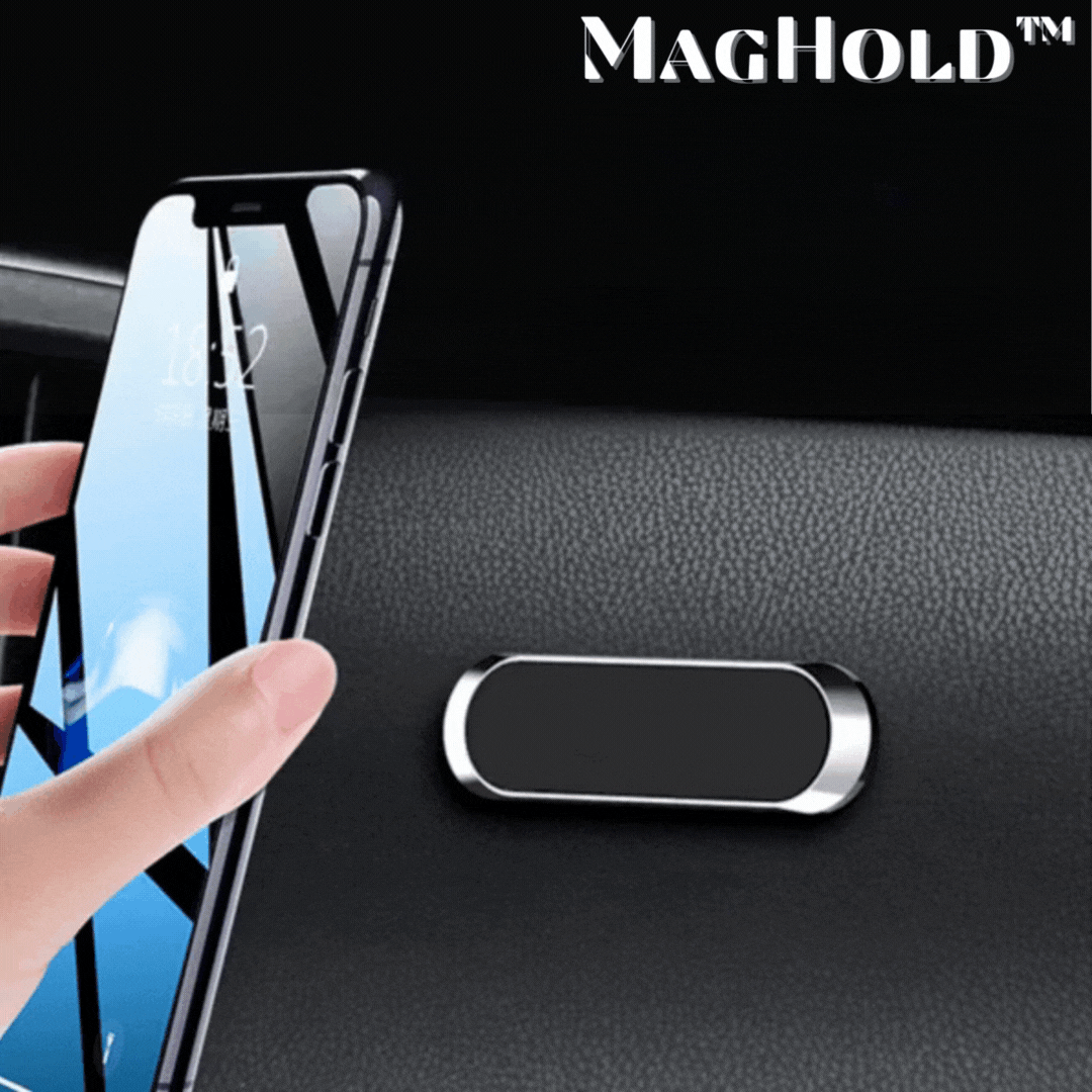 MagHold | Magnetic Car Phone Holder with Advanced Nano-Adhesive Technology | Versatile Mount for Safe Driving 0