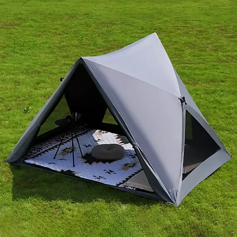 Outdoor Adventure | Pop Up Tent for 4 People with Waterproof Fabric | Quick Setup for All Seasons 1