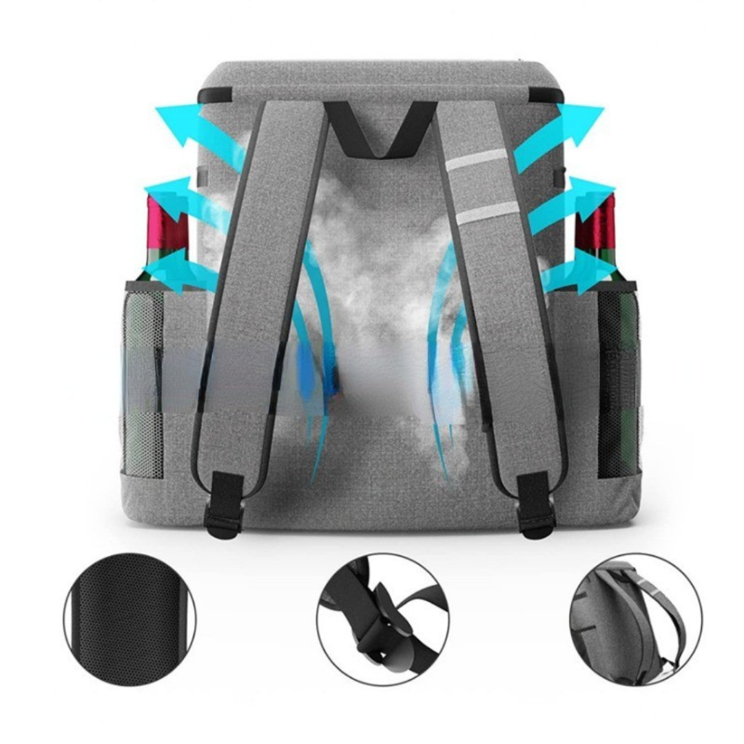 Outdoor Essentials | Insulated Backpack Cooler Bag with Leak-Proof Design | Spacious Compartment for Fresh Food and Drinks 2