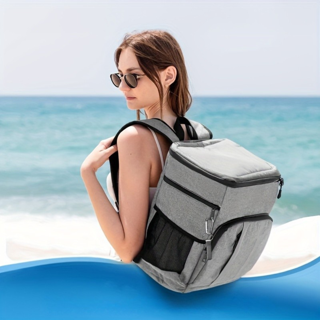 Outdoor Essentials | Insulated Backpack Cooler Bag with Leak-Proof Design | Spacious Compartment for Fresh Food and Drinks 4