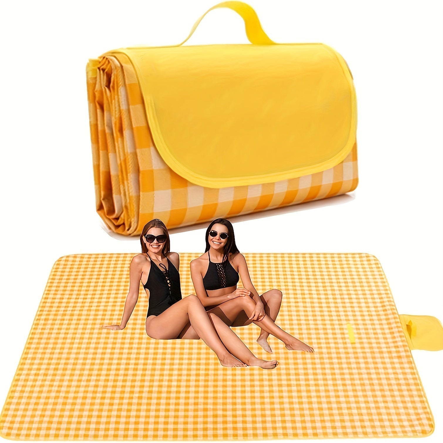 Outdoor Essentials | Waterproof Picnic Blanket with Sand-Resistant Surface | Lightweight & Foldable Mat for Comfort 2