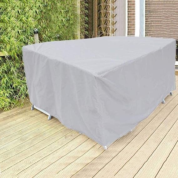Outdoor Furniture Covers | Waterproof Black Polyester with UV Protection | Durable All-Weather Shield for Year-Round Use 3