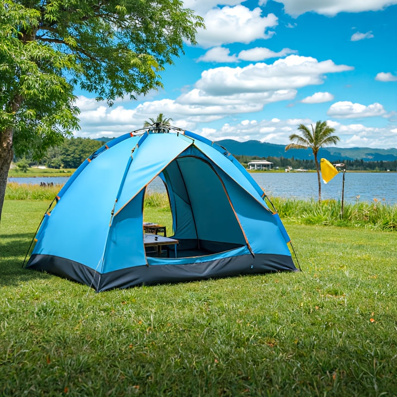 Outdoor Haven | Pop Up Camping Tent with Quick Setup & Zippered Doors | Lightweight Design for Hassle-Free Adventures 2