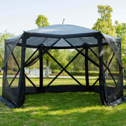 Outdoor Retreat | Pop Up Gazebo with Mesh Sides for Comfort & Shade | Easy Setup for Garden Gatherings 0