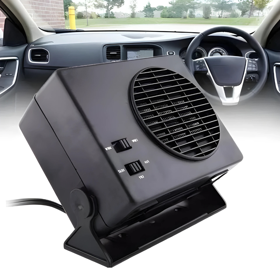 Portable 12V Car Heater | Compact Ceramic Fan with Quick Warm-Up Feature | Efficient Auto Heater for Winter Comfort 1