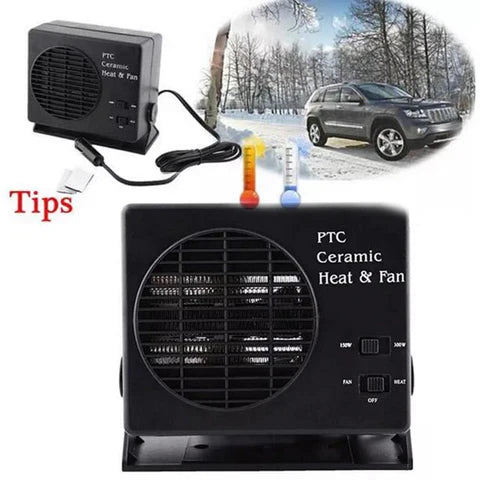 Portable 12V Car Heater | Compact Ceramic Fan with Quick Warm-Up Feature | Efficient Auto Heater for Winter Comfort 3