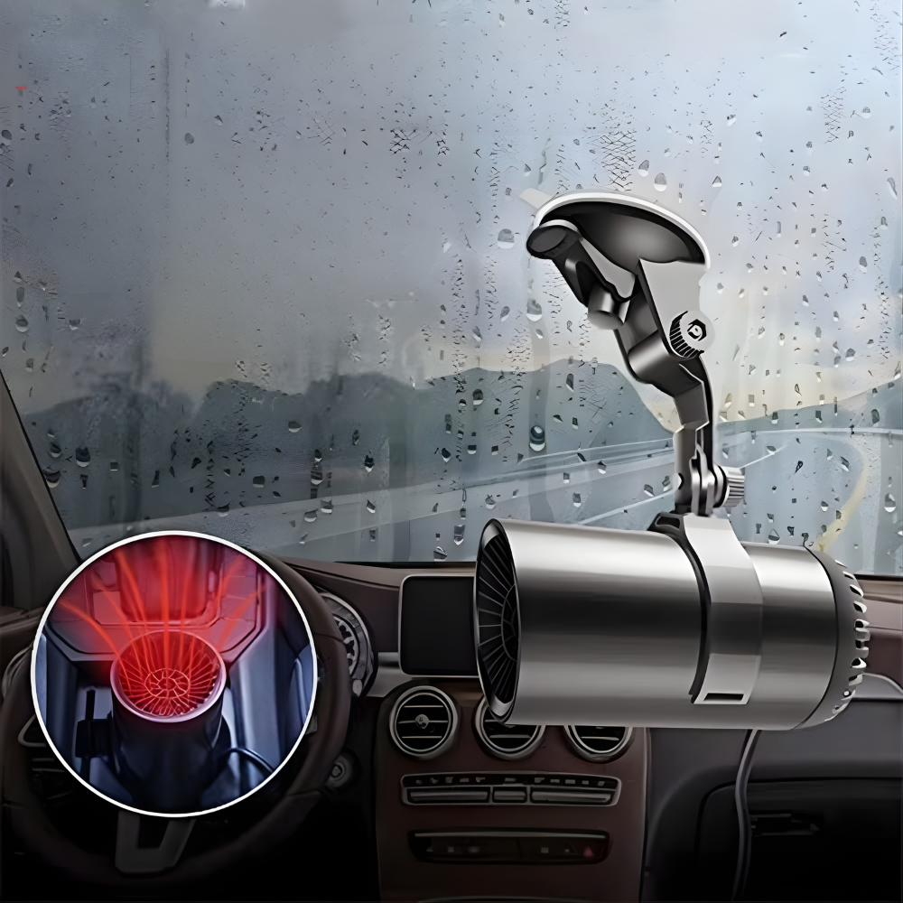 Portable 12V Car Heater | Instant Heating & Cooling Defroster for Year-Round Comfort 1