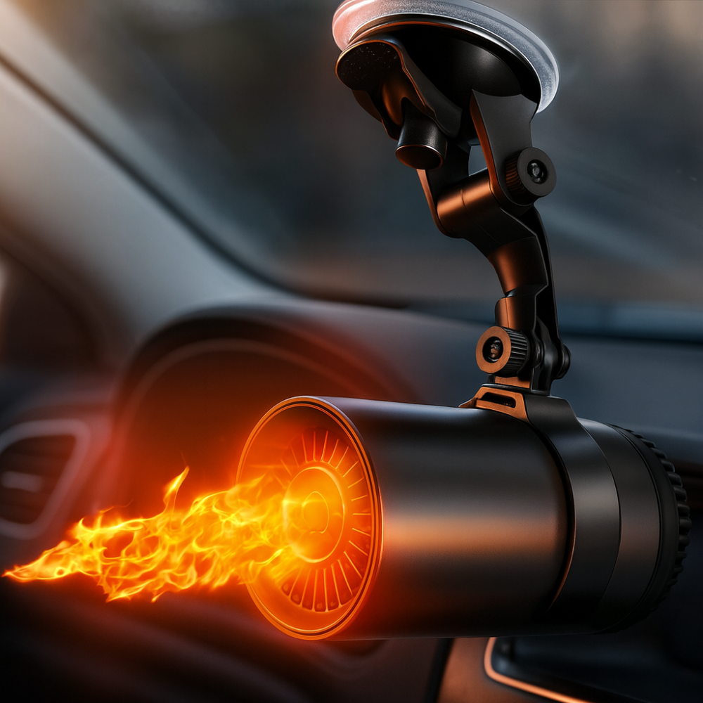 Portable 12V Car Heater | Instant Heating & Cooling Defroster for Year-Round Comfort 2