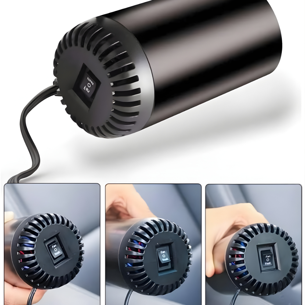 Portable 12V Car Heater | Instant Heating & Cooling Defroster for Year-Round Comfort 5