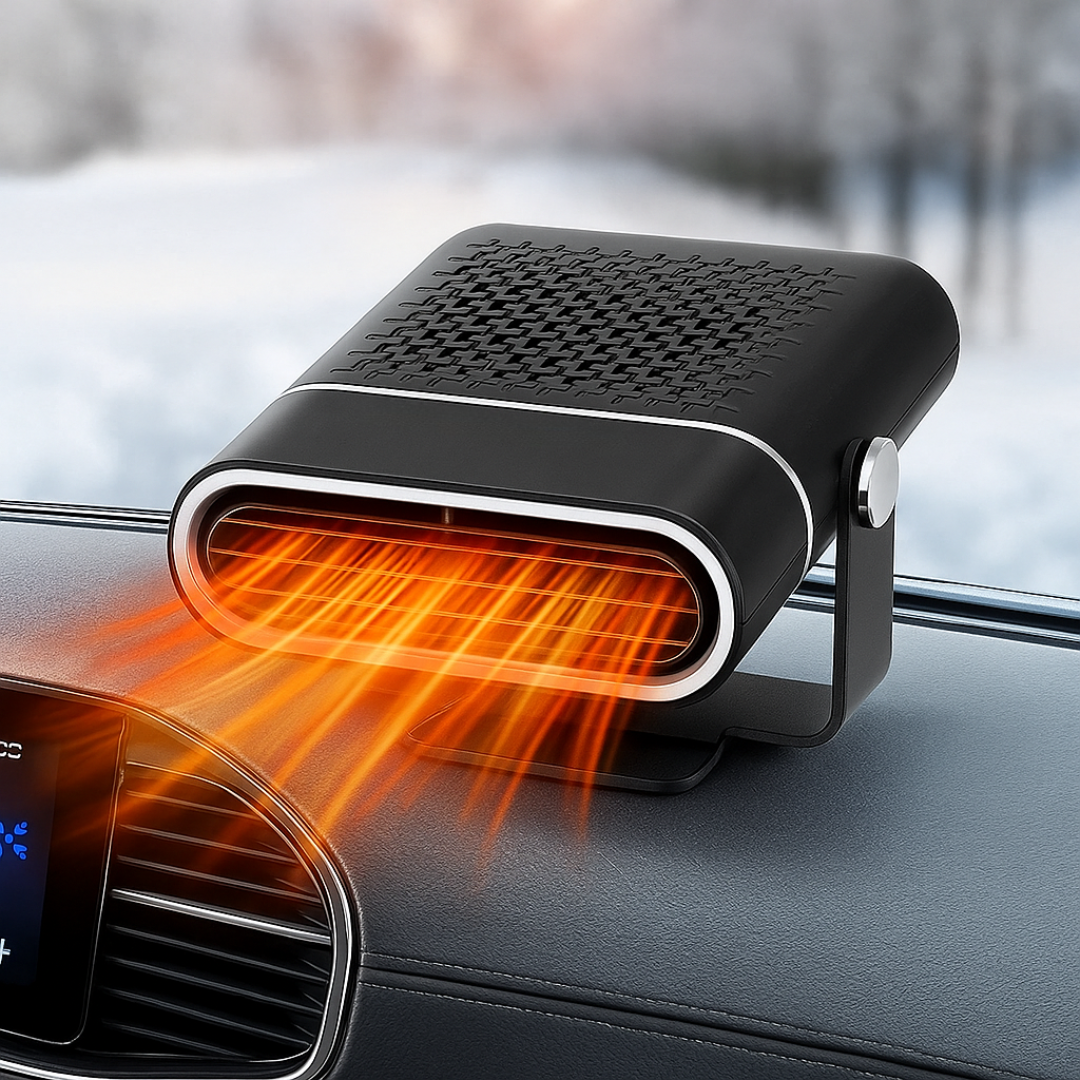 Portable Car Heater | 12V Fan Heater with Adjustable Airflow | Year-Round Comfort for Fast Demisting 0
