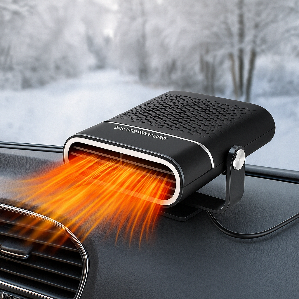 Portable Car Heater | 12V Fan Heater with Adjustable Airflow | Year-Round Comfort for Fast Demisting 2