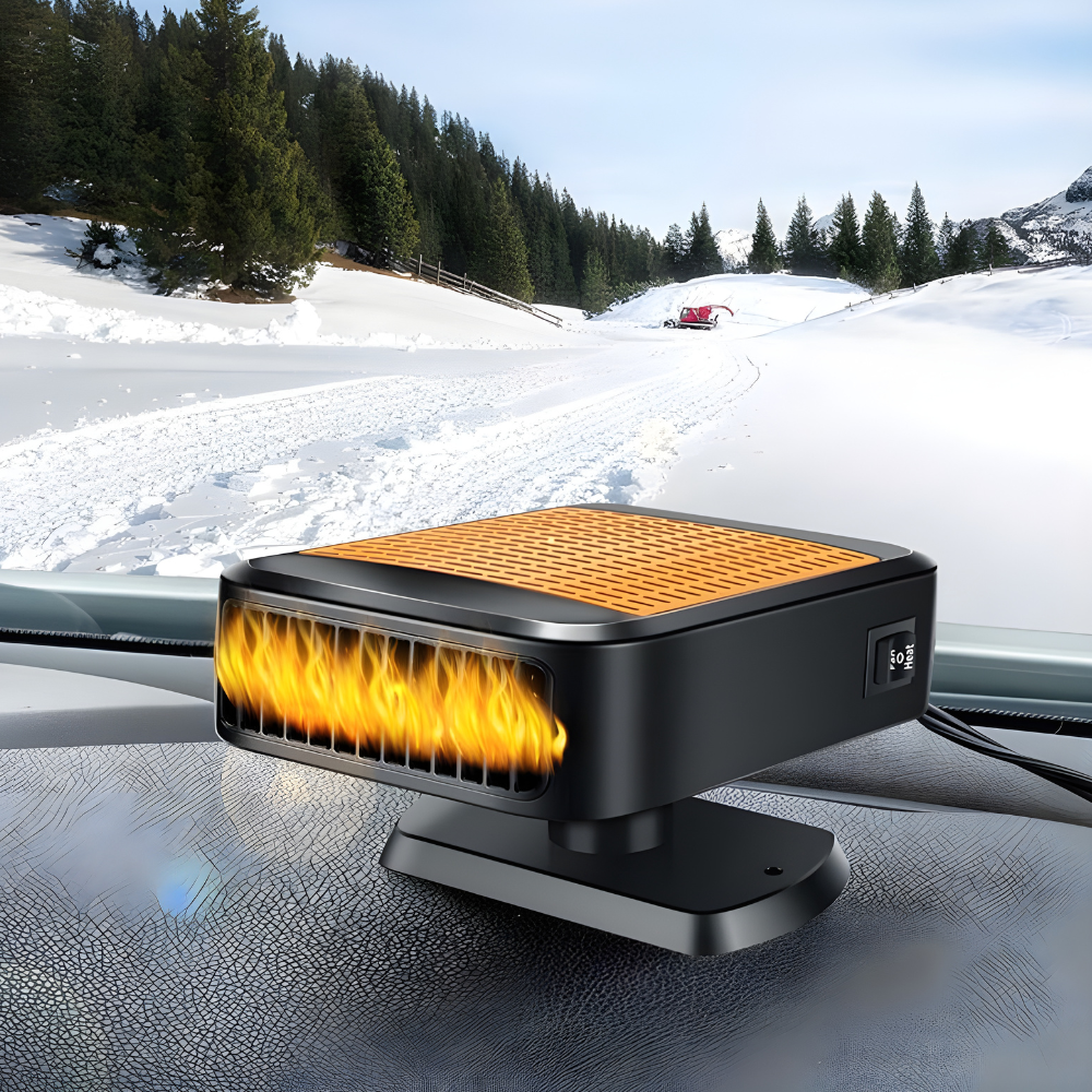 Portable Car Heater | 12V Windshield Defroster with Rapid Heating | Compact Design for Safe Winter Driving 4