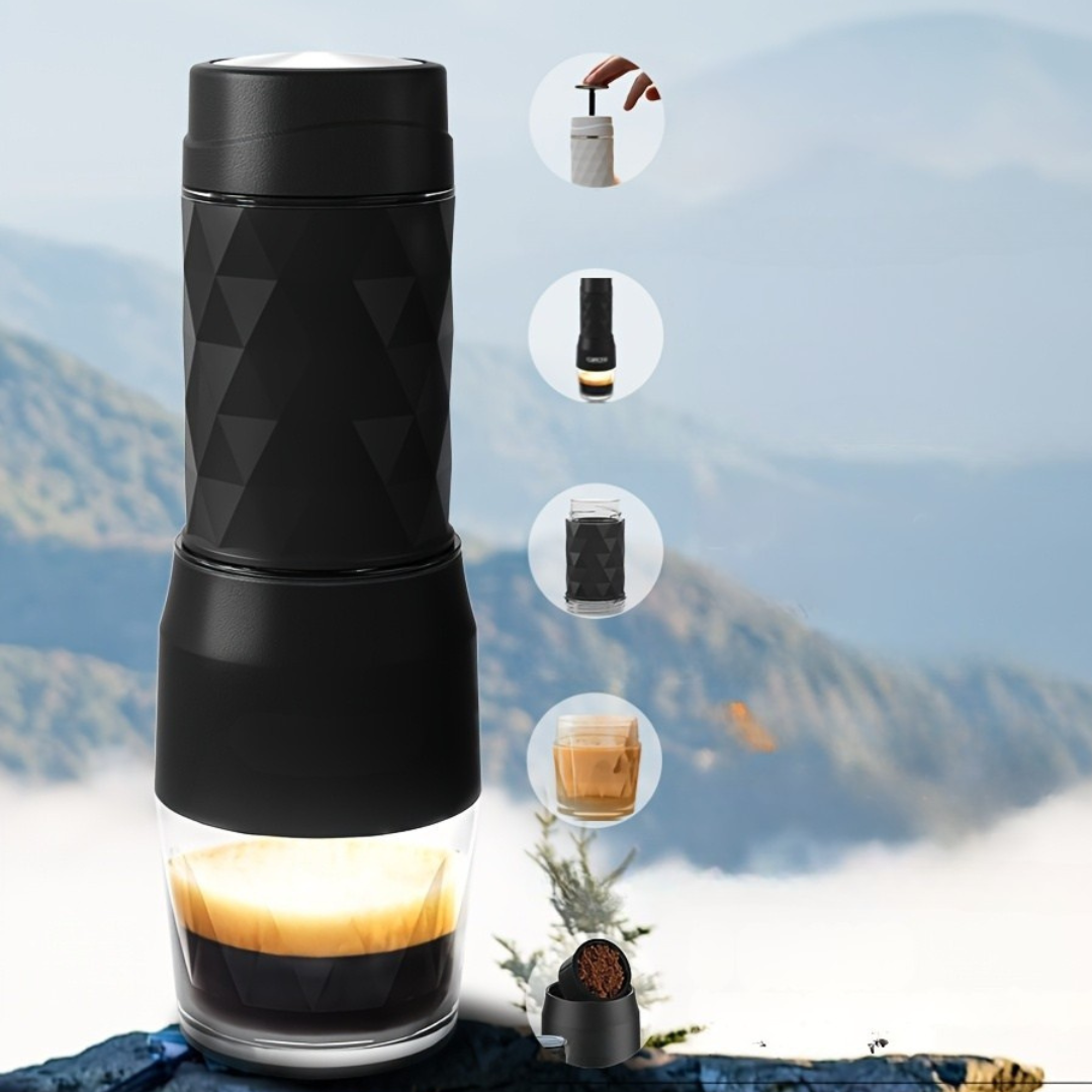 Portable Coffee Maker | Manual Nespresso Machine with Compact Design | Brew Fresh Coffee Anywhere 3