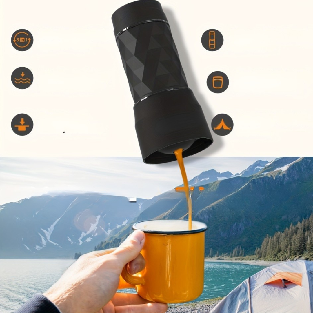 Portable Coffee Maker | Manual Nespresso Machine with Compact Design | Brew Fresh Coffee Anywhere 4