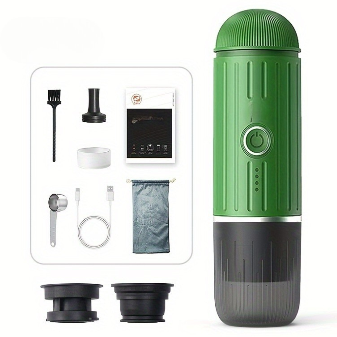 Portable Espresso Maker | Compact Travel Coffee Machine with USB Charging | Quick Heating for Fresh Coffee Anywhere 4
