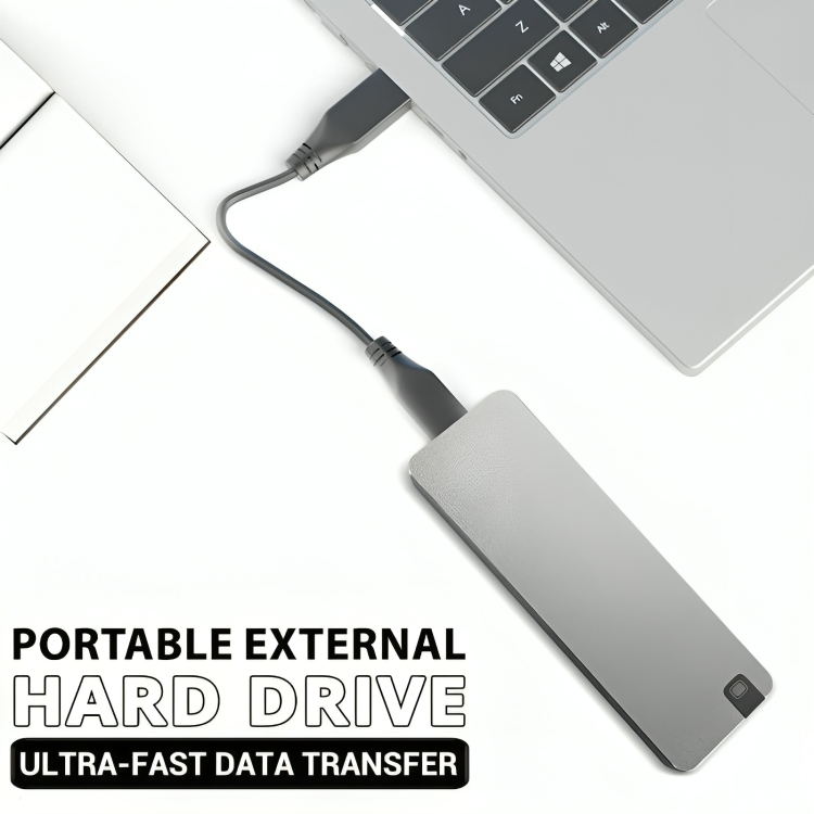 Portable External Hard Drive | 1TB Mini Storage with High-Speed Transfer | Compact Solution for On-the-Go Users 0