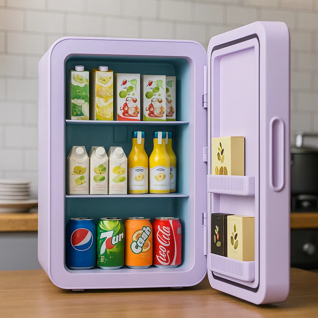 Portable Mini Fridge | 22L Cooler & Warmer with Dual Power Options | Compact Design for Home and Travel Use 4