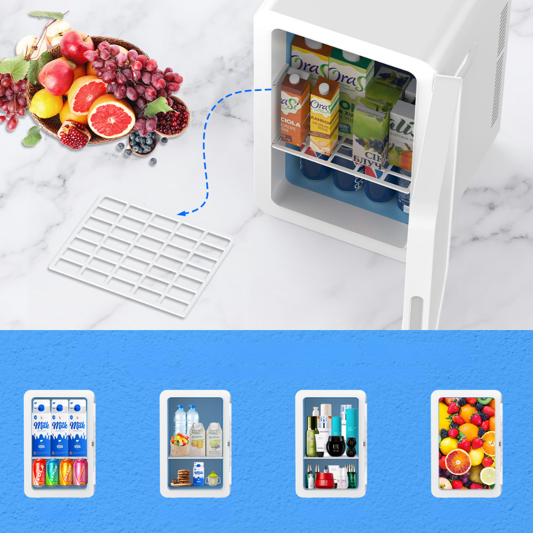 Portable Mini Fridge | 22L Cooler & Warmer with Dual Power Options | Compact Design for Home and Travel Use 5