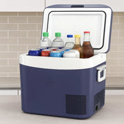 Portable Mini Fridge with Freezer for Fast Cooling - Lightweight & Compact Design for Outdoor Adventures 0