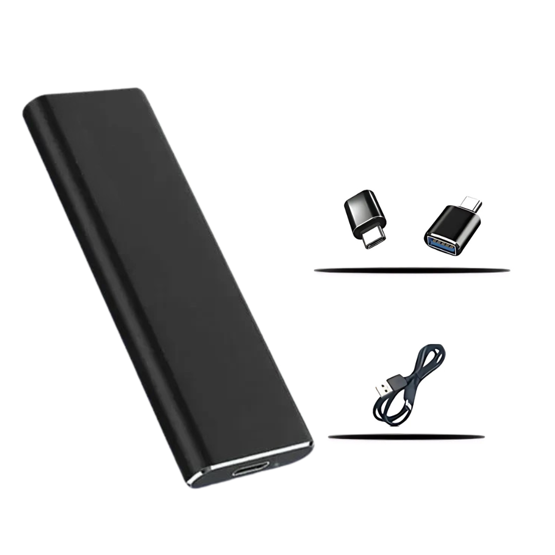 Portable SSD | 4TB External Hard Drive with Ultra Slim Design | Fast USB 3.1 Data Transfer for On-the-Go Storage 0