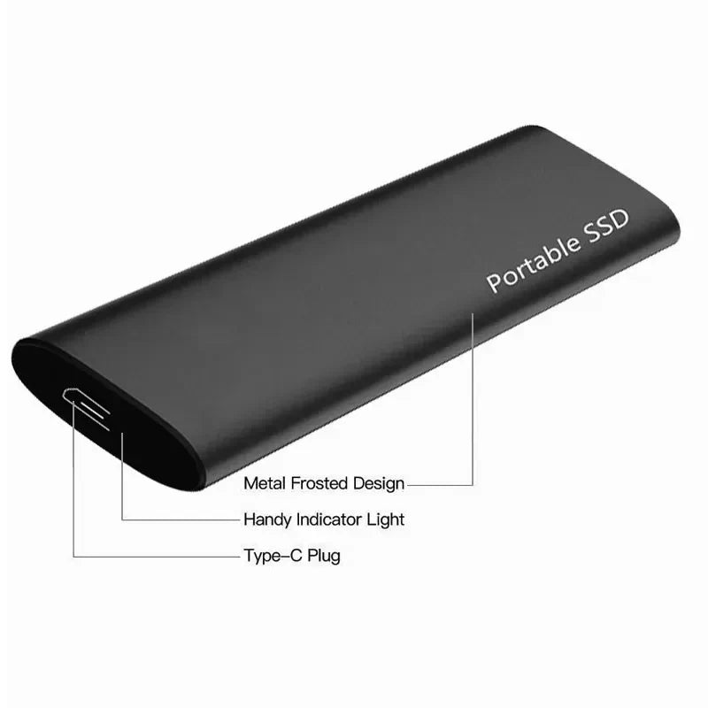 Portable SSD | 4TB External Hard Drive with Ultra Slim Design | Fast USB 3.1 Data Transfer for On-the-Go Storage 1