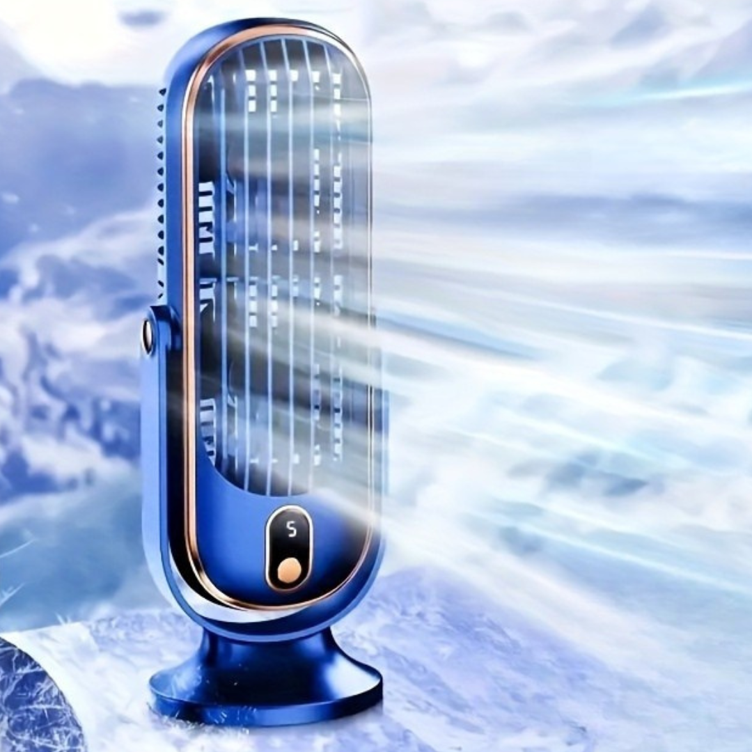 Portable USB Desk Fan | High-Velocity Cooling with 360° Swivel Head | Compact Design for Home, Office, and Travel 5