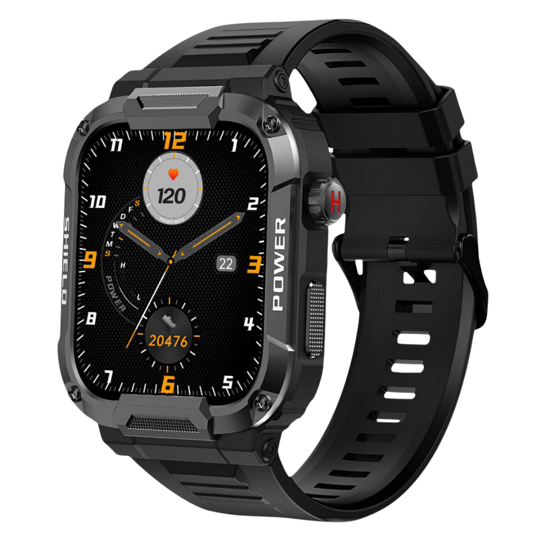 Rugged Outdoor Smartwatch with Heart Rate Monitoring | Military-Grade Design for Adventurers 3