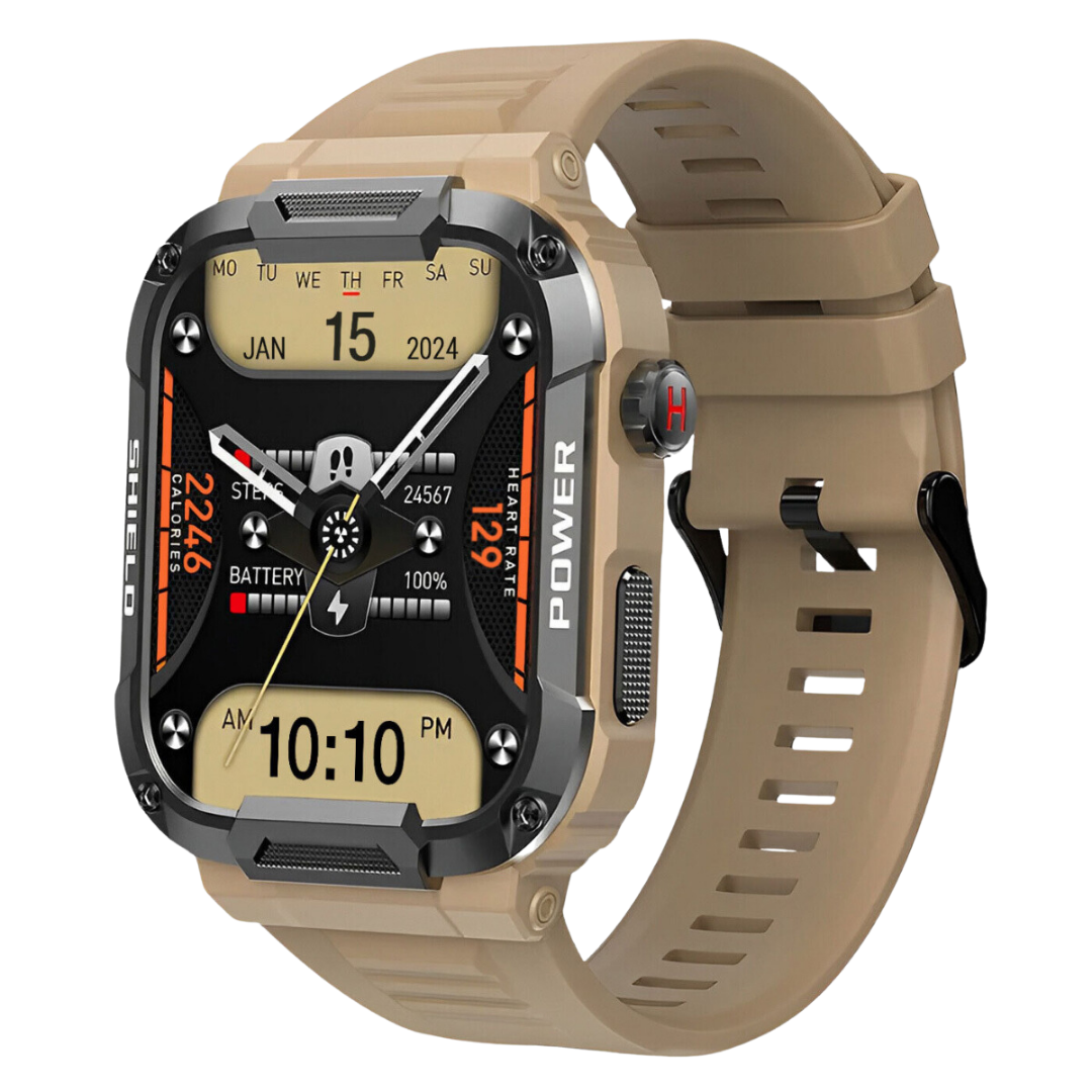Rugged Outdoor Smartwatch with Heart Rate Monitoring | Military-Grade Design for Adventurers 5