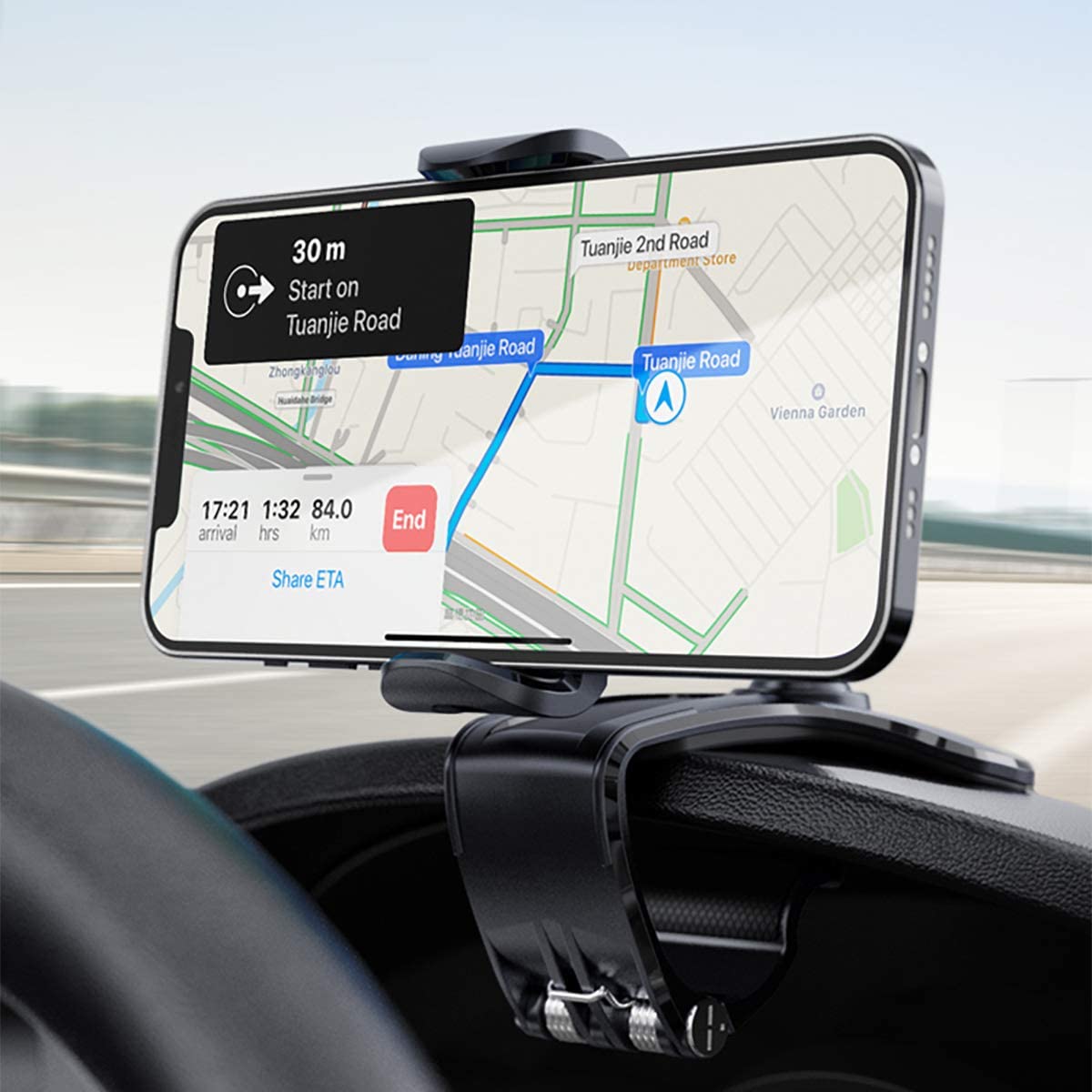 SafeHold | Car Phone Holder with 360° Adjustment | Secure Mount for Safe Driving 1