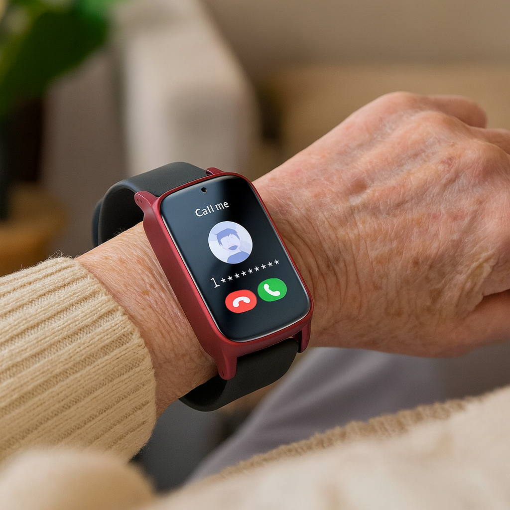 Safety Watch | GPS Smartwatch with SOS Alert & Fall Detection | Health Monitoring for Seniors 0