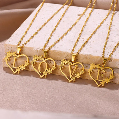 Collar Inicial Dorado