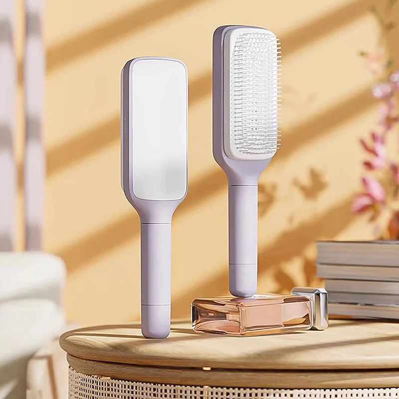 Self-Cleaning Hairbrush | Gentle Bristles for Effortless Hair Care and Healthy Growth 1