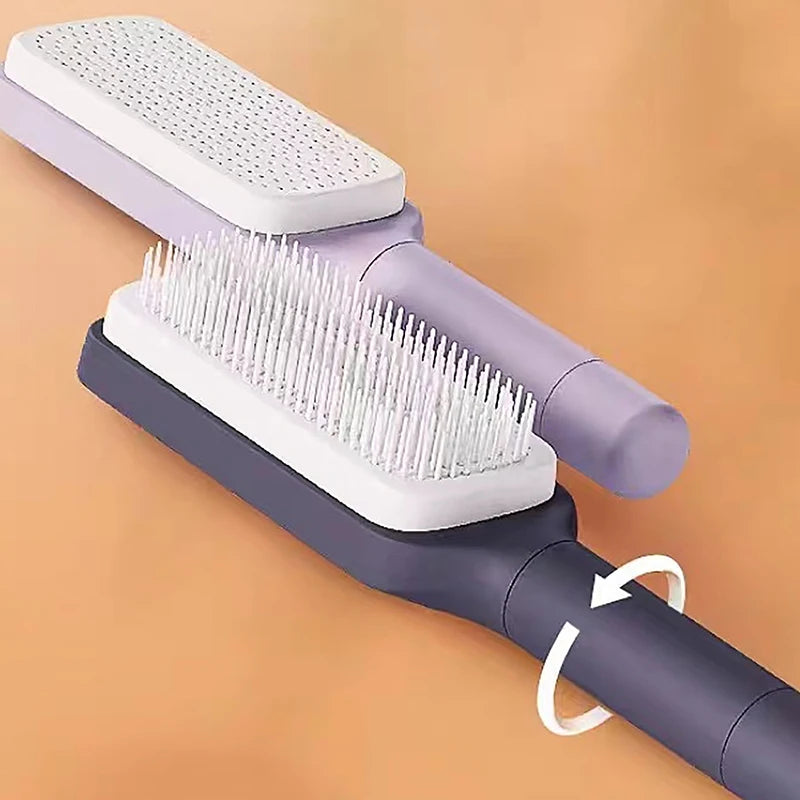 Self-Cleaning Hairbrush | Gentle Bristles for Effortless Hair Care and Healthy Growth 3