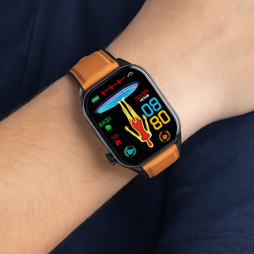 Senior Smartwatch | AMOLED Display with SOS Alert | Bluetooth Calling for Daily Wellness 4