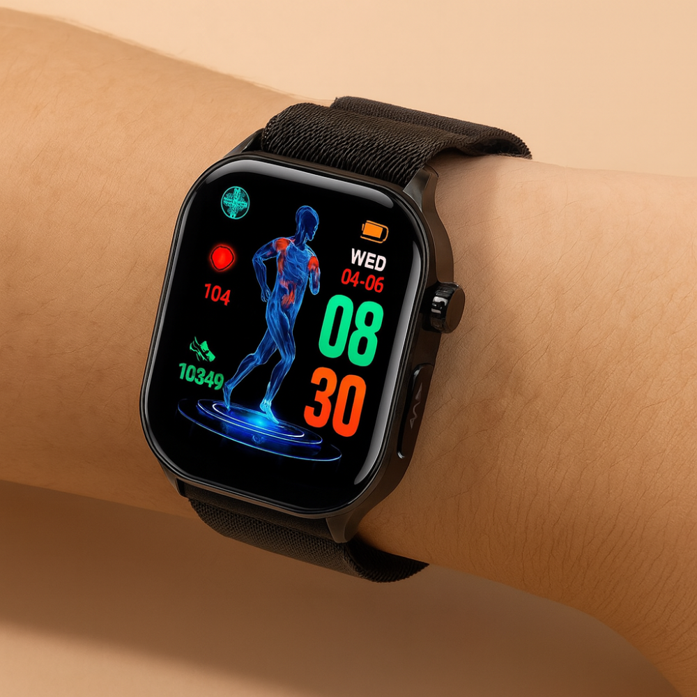 Senior Smartwatch | AMOLED Display with SOS Alert | Bluetooth Calling for Daily Wellness 5