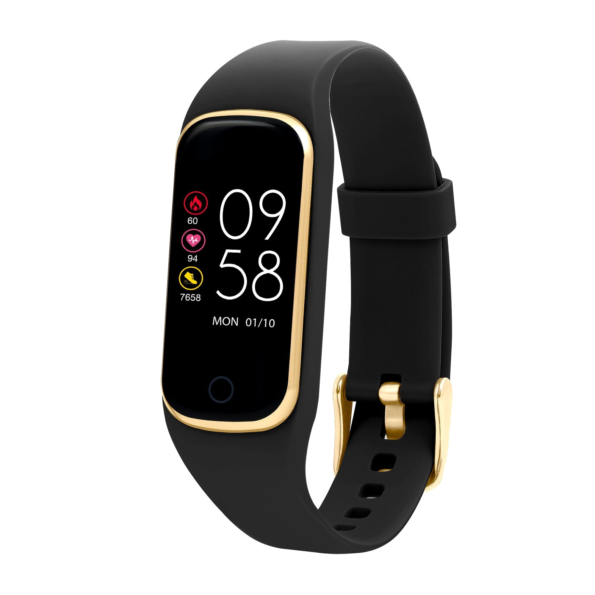 Sleek Fitness Tracker | Heart Rate Monitor with Music Control | Lightweight Design for All-Day Comfort 1