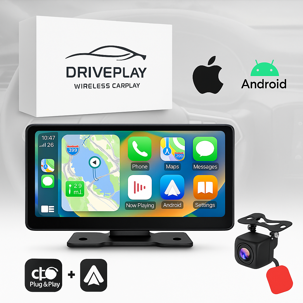 Smart Dash | Apple CarPlay Screen with Touchscreen & Voice Control | Universal Fit for Enhanced Driving Safety 1