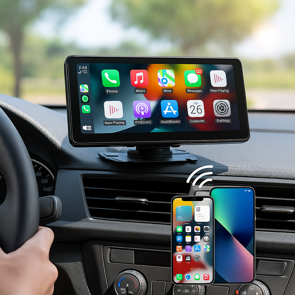 Smart Dash | Apple CarPlay Screen with Touchscreen & Voice Control | Universal Fit for Enhanced Driving Safety 2
